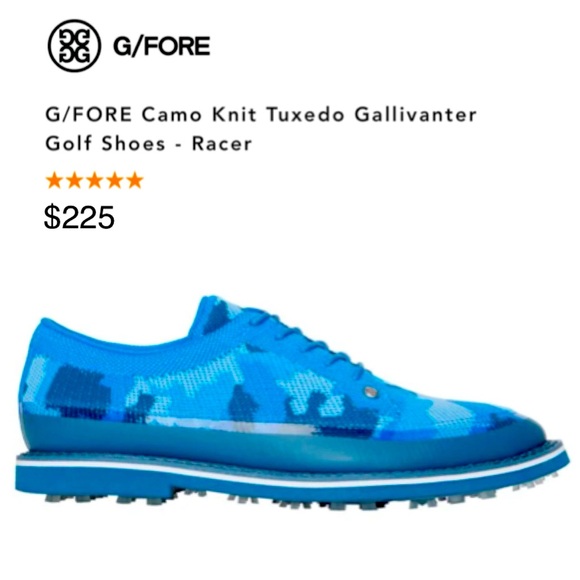G/FORE | Shoes | Gfore Camo Knit Tuxedo Gallivanter Racer | Poshmark